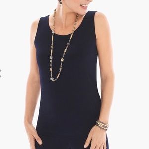 Chico’s navy blouse